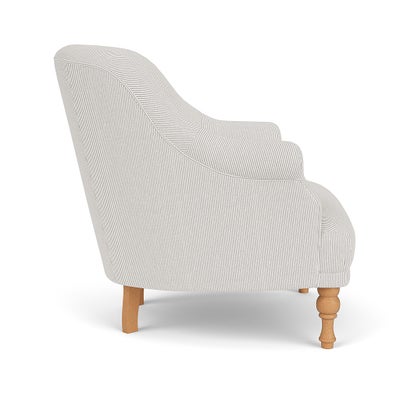 Armchair - Grey - Broadway Stripe