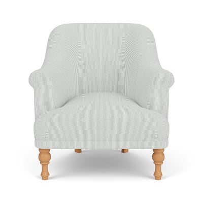 Armchair - Duck Egg - Broadway Stripe