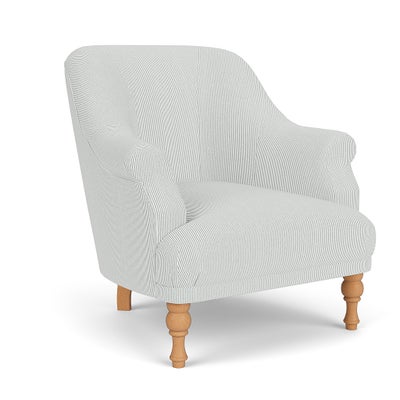 Armchair - Duck Egg - Broadway Stripe