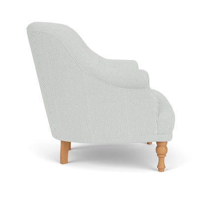 Armchair - Duck Egg - Broadway Stripe