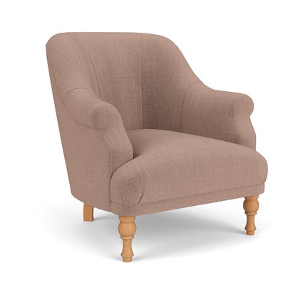 Armchair - Dusky Rose - Eco Chenille
