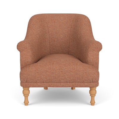 Armchair - Brick - Herringbone Weave