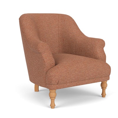 Armchair - Brick - Herringbone Weave