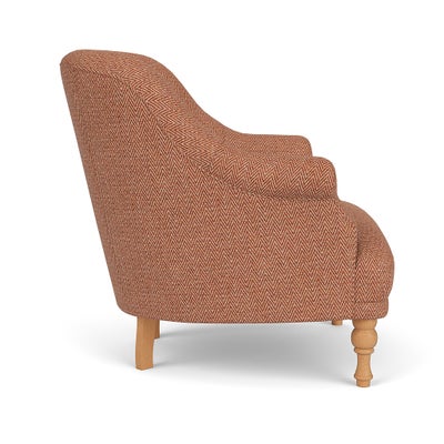 Armchair - Brick - Herringbone Weave
