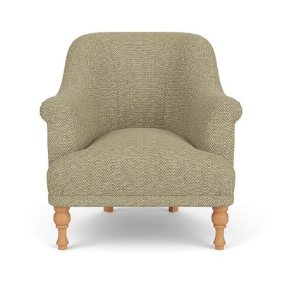 Armchair - Apple - Herringbone Weave
