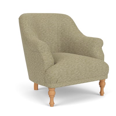 Armchair - Apple - Herringbone Weave