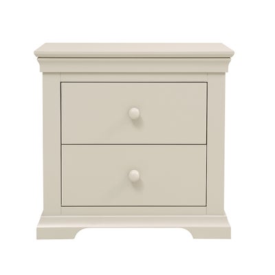 Large 2 Drawer Bedside Table