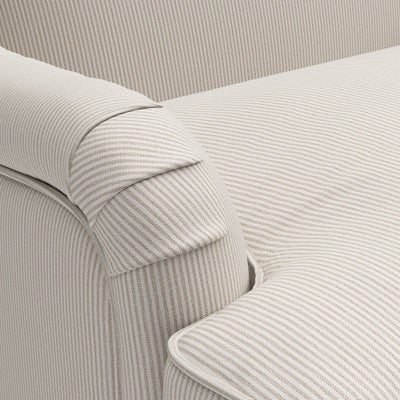 Love Seat - Natural - Broadway Stripe