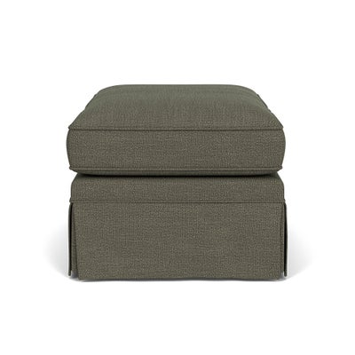 Foot Stool - Deep Forest - Rustic Weave