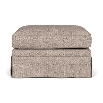 Foot Stool - Natural Mix - Textured Weave