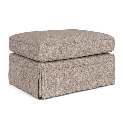 Foot Stool - Natural Mix - Textured Weave