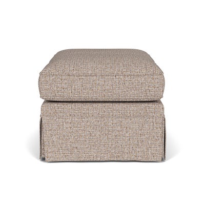 Foot Stool - Natural Mix - Textured Weave