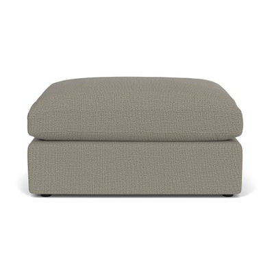 Foot Stool - Flax - Rustic Weave