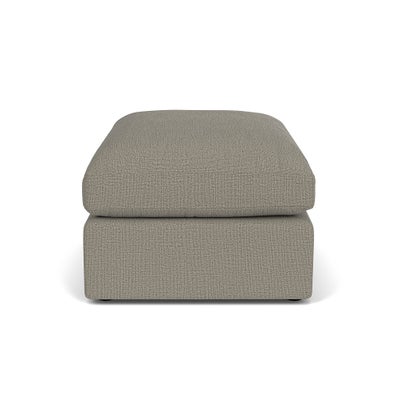 Foot Stool - Flax - Rustic Weave