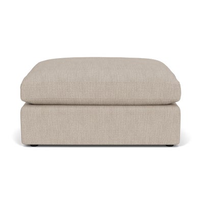 Foot Stool - Natural - Luxury Italian Linen
