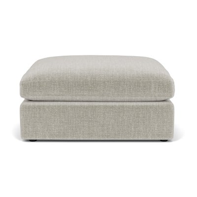 Foot Stool - Grey Mist - Eco Chenille