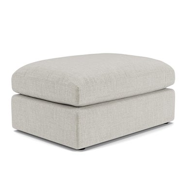 Foot Stool - Grey Mist - Eco Chenille