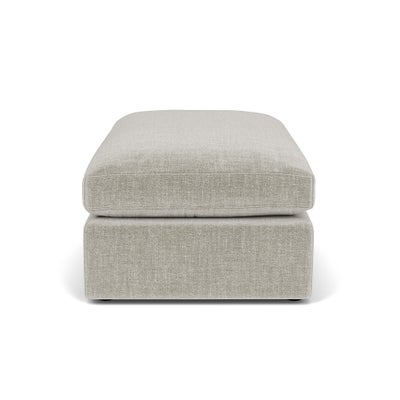 Foot Stool - Grey Mist - Eco Chenille