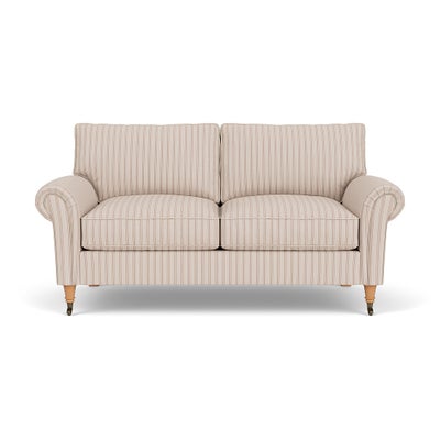 Large 2 Seater - Flax - Kingham Stripe