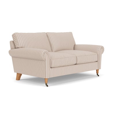 Large 2 Seater - Flax - Kingham Stripe