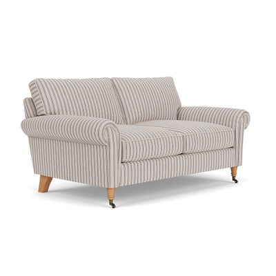 Large 2 Seater - Indigo - Kingham Stripe