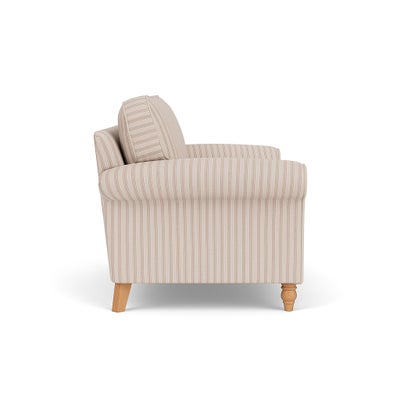 2 Seater - Flax - Kingham Stripe