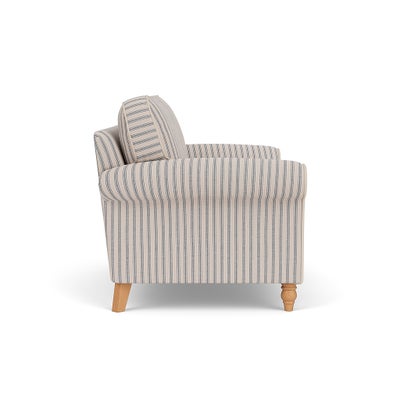 2 Seater - Indigo - Kingham Stripe