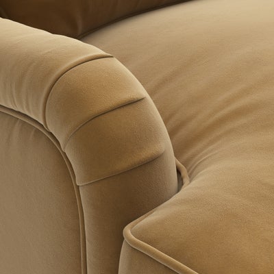 4 Seater - Mustard - Matt Velvet