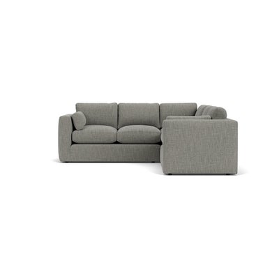 Corner Sofa - Grey Marl - Rustic Weave
