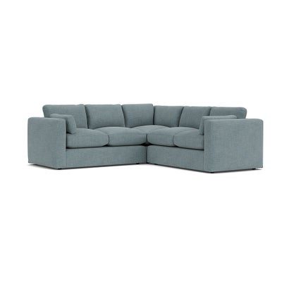 Corner Sofa - Teal Marl - Rustic Weave
