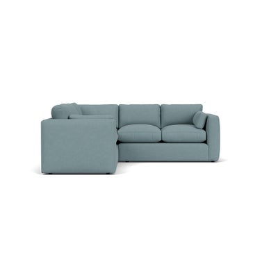 Corner Sofa - Sky Blue - House Linen Mix