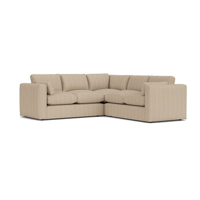 Corner Sofa - Natural - Compton Stripe
