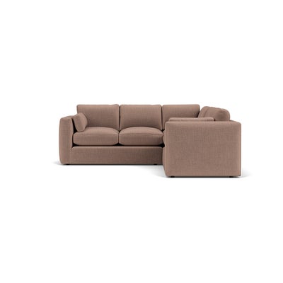 Corner Sofa - Dusky Rose - Eco Chenille