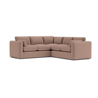 Corner Sofa - Dusky Rose - Eco Chenille