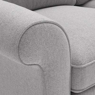 Sofa Bed Large 2 Seater - Grey marl - Rustic weave