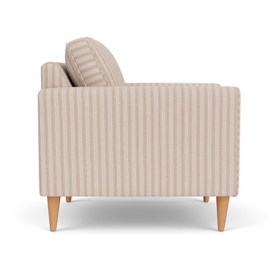 Armchair - Flax - Kingham Stripe