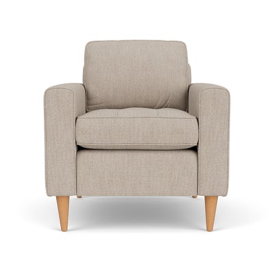 Armchair - Natural - Luxury Italian Linen