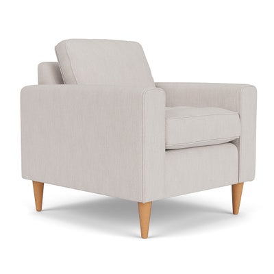 Armchair - Soft White - Luxury Italian Linen