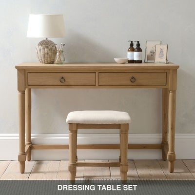 Console Dressing Table and Stool