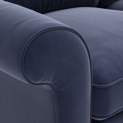2 Seater - Deep blue - Matt Velvet