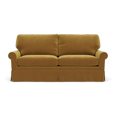 3 Seater - Mustard - Matt Velvet