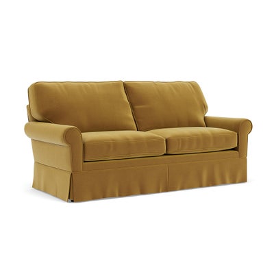 3 Seater - Mustard - Matt Velvet