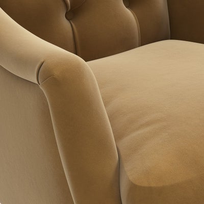 Armchair - Mustard - Matt Velvet