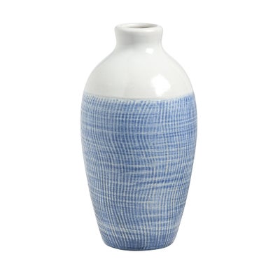 Hanstone Textured Blue Vase