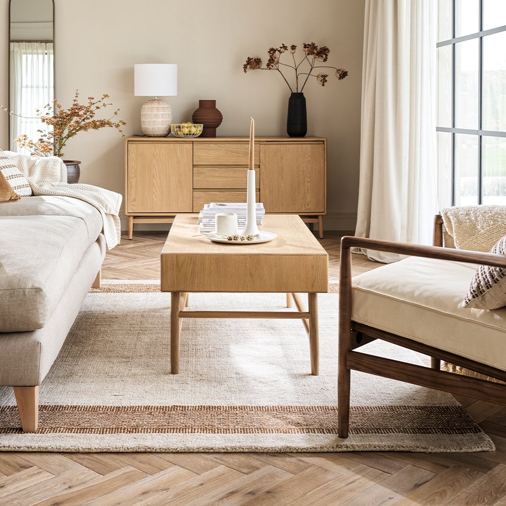 Umber Design Rug Natural Umber Rug 160x230cm - The Cotswold Company