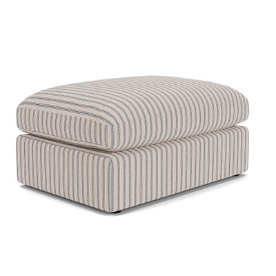 Corner Sofa - Indigo - Kingham Stripe
