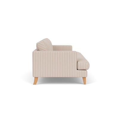4 Seater - Flax - Kingham Stripe