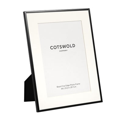 Fine Black Metal Photo Frame A4