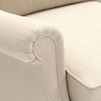 Armchair - Lily White - House Linen Mix