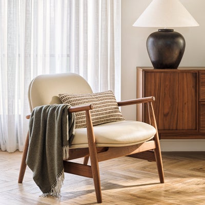 Leather Lounge Chair